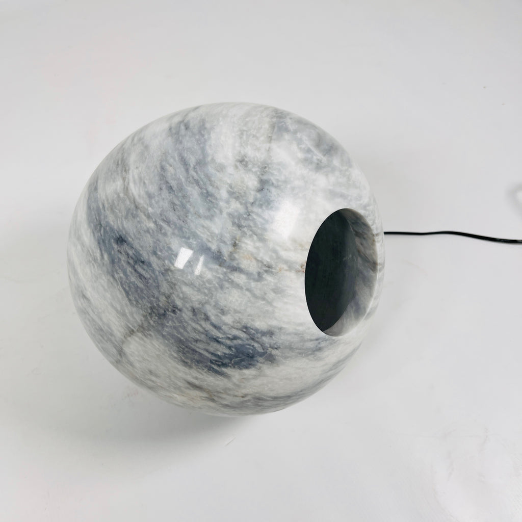 Ziarat Gray Spherical Lamp