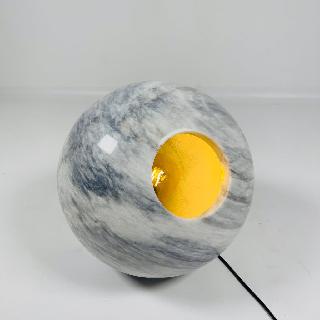 Ziarat Gray Spherical Lamp