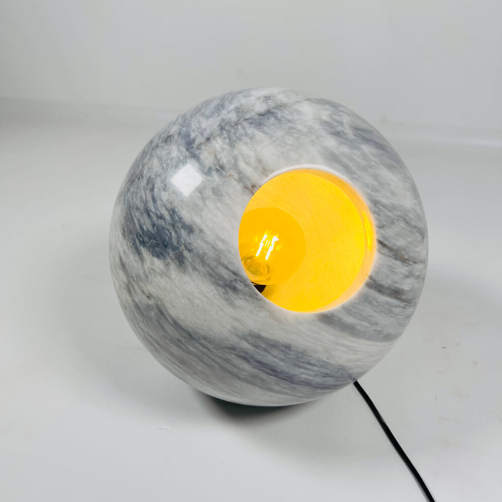 Ziarat Gray Spherical Lamp