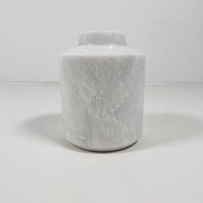 Wide Bottom Vase - Cheetah White