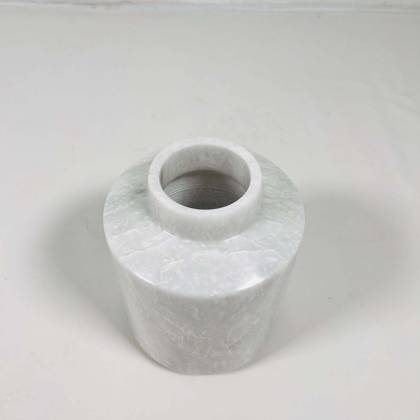 Wide Bottom Vase - Cheetah White