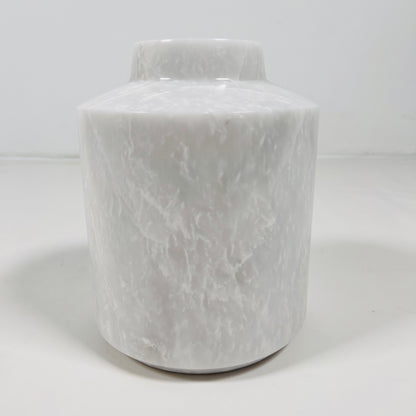 Wide Bottom Vase - Cheetah White