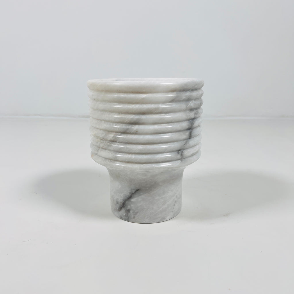 Swirl Head Grey Vase