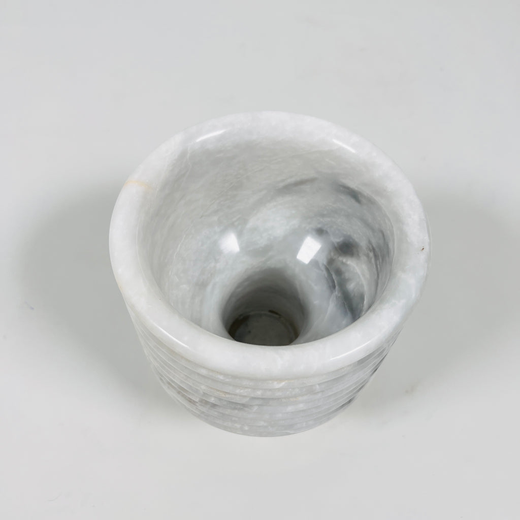 Swirl Head Grey Vase