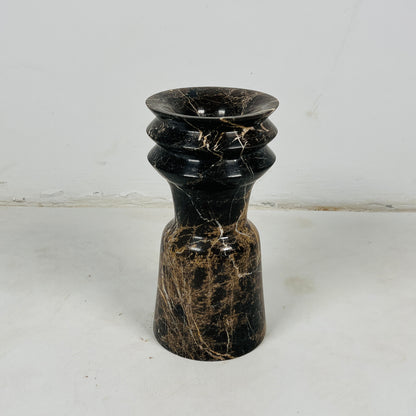 Ribbed Vase - Black