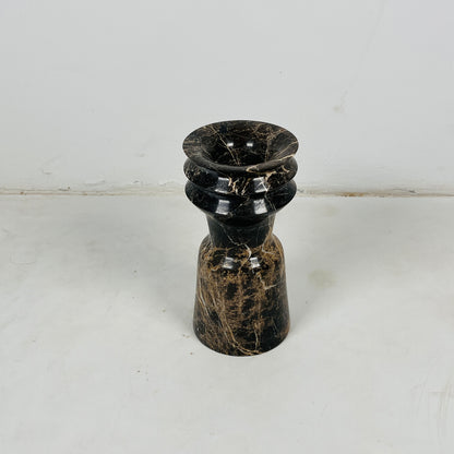 Ribbed Vase - Black