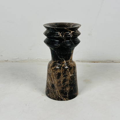 Ribbed Vase - Black