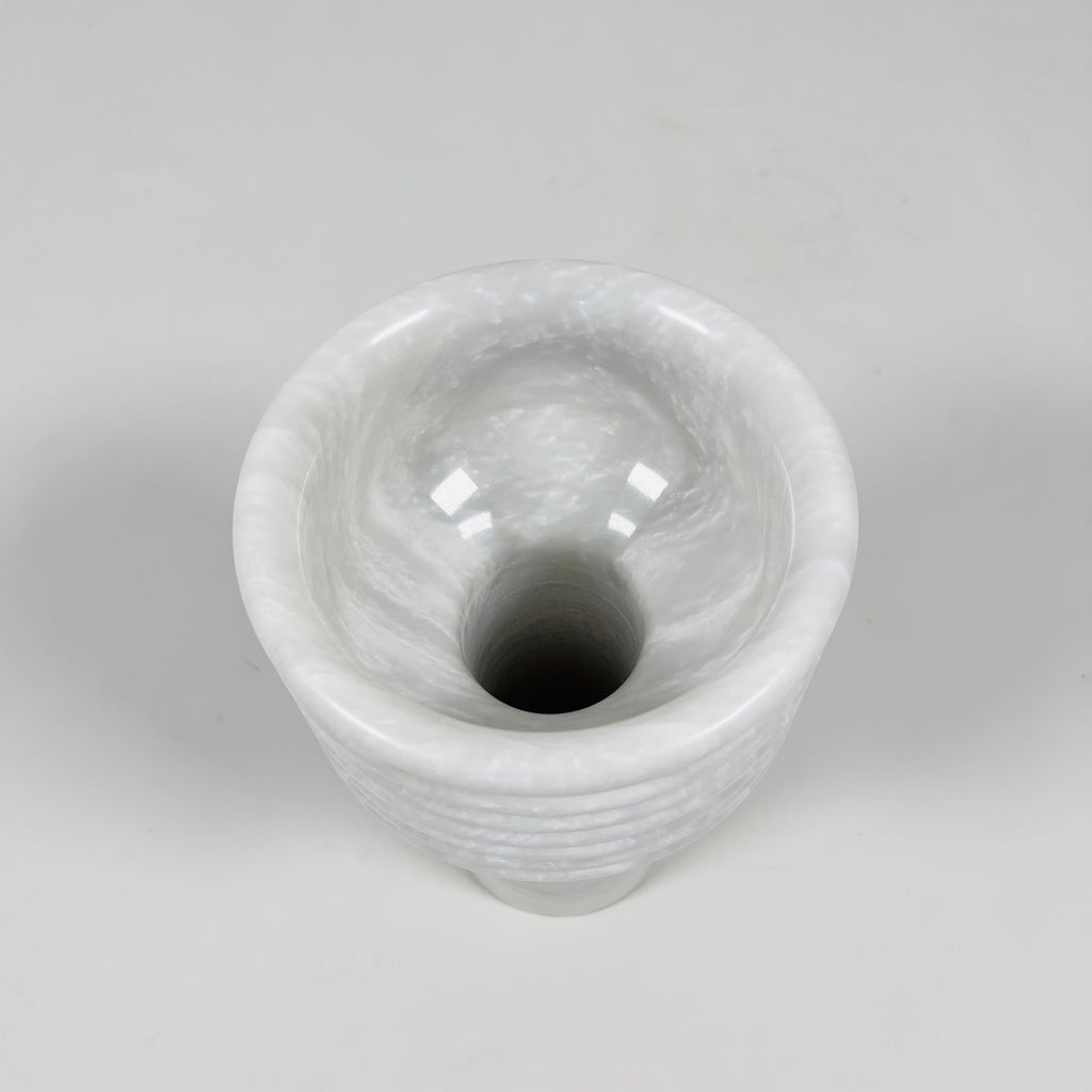 Swirl Head Grey Vase