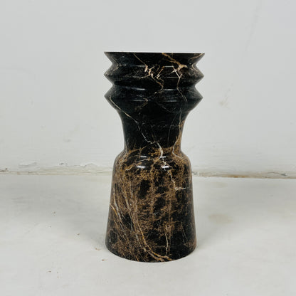 Ribbed Vase - Black