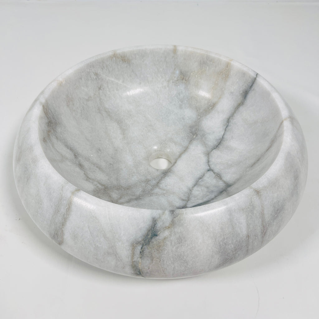 Grey Round Marble Sink