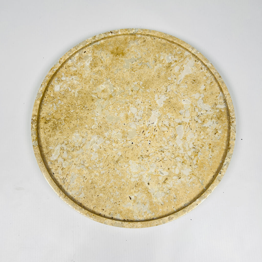 Travertine Trove Plate