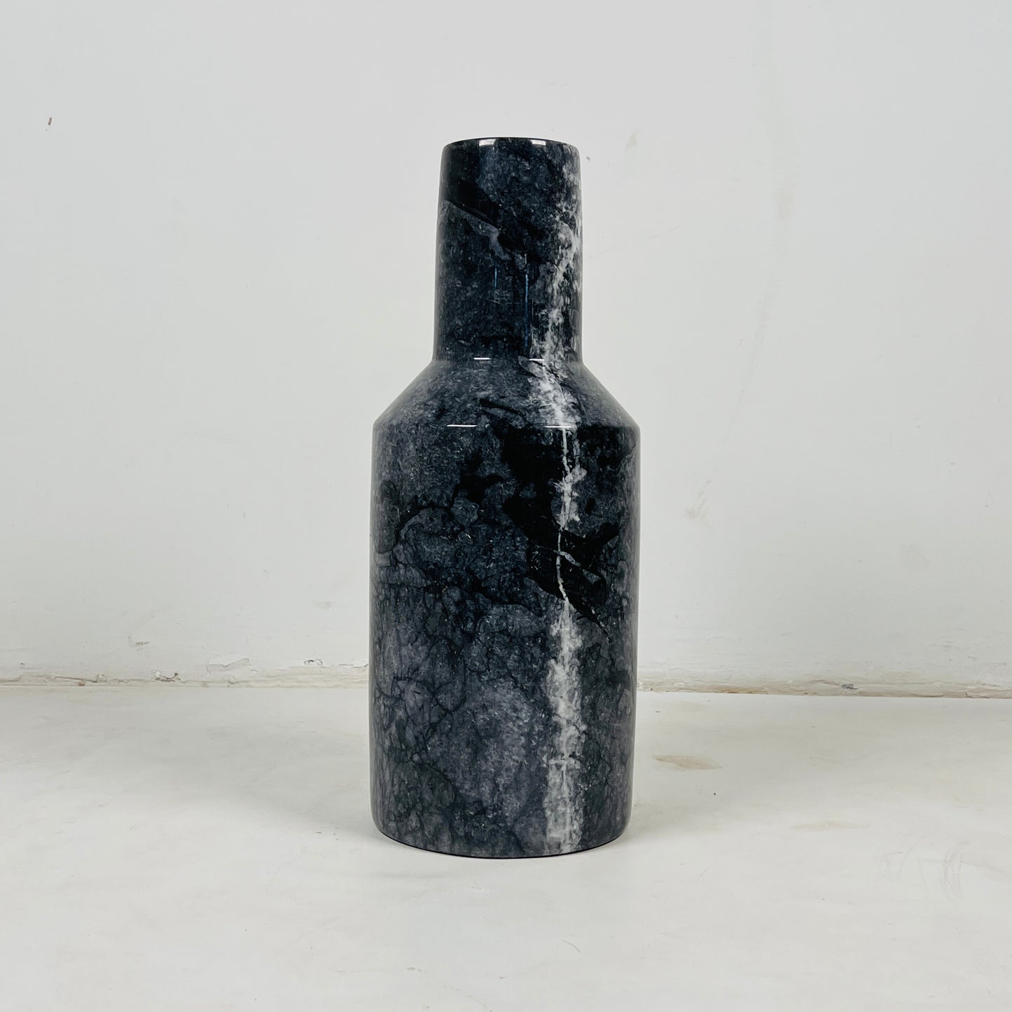 Bottled Vase - Black & Blue