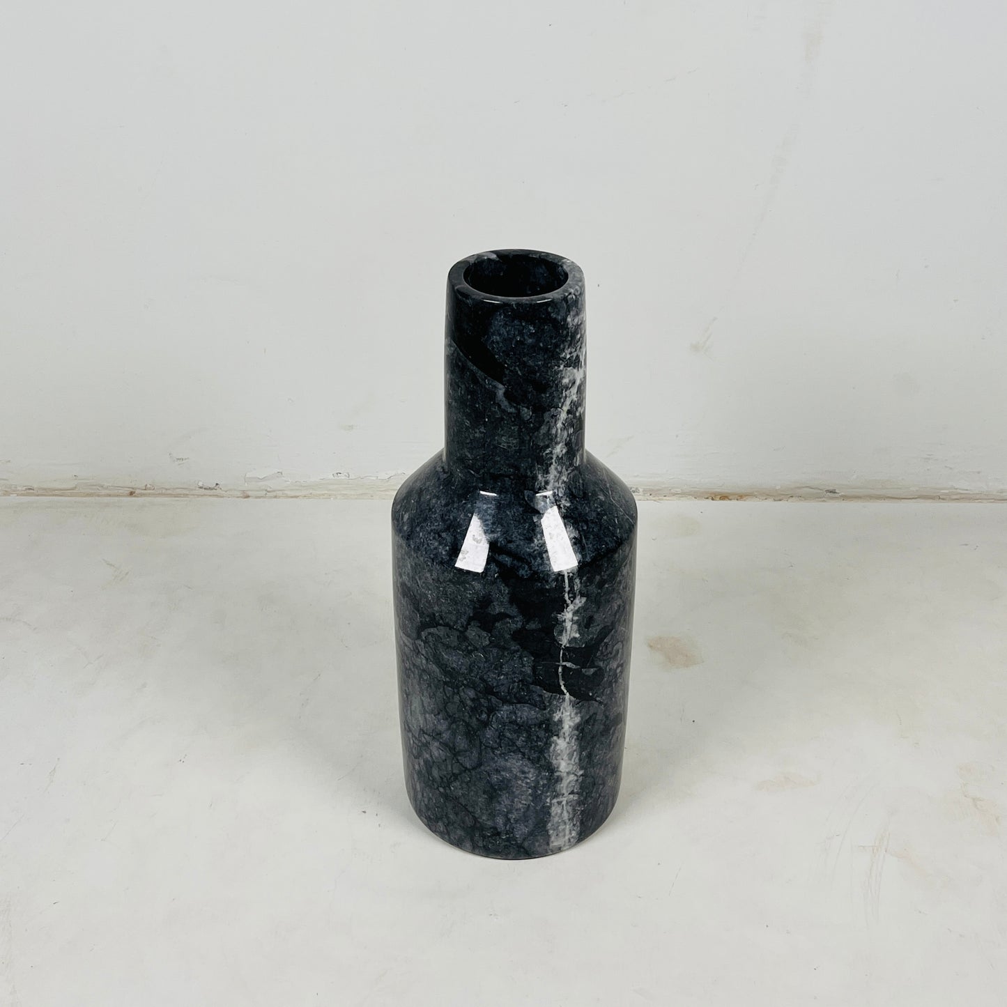 Bottled Vase - Black & Blue