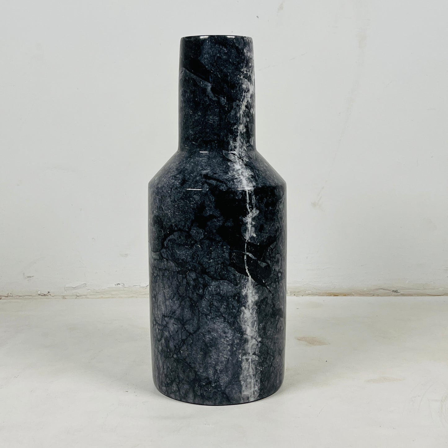 Bottled Vase - Black & Blue