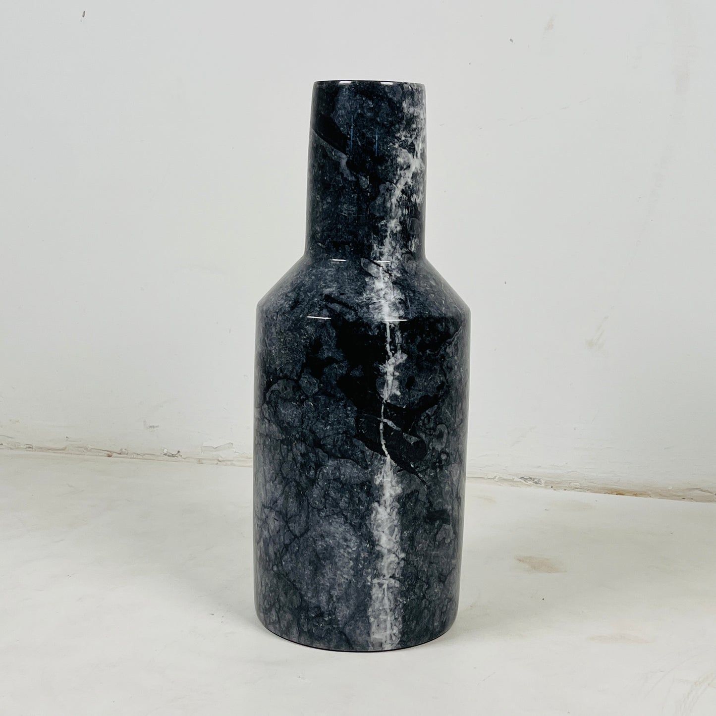 Bottled Vase - Black & Blue