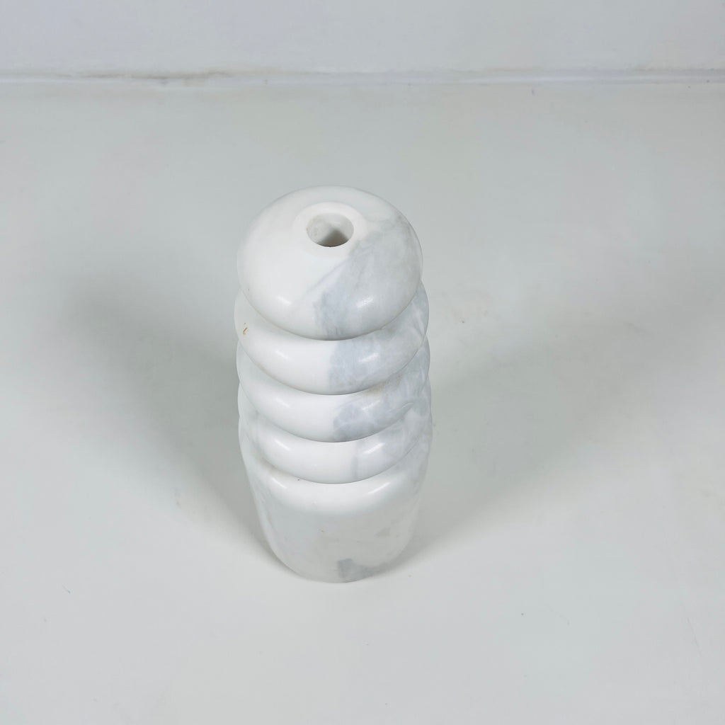 Top Stacked White Candle Stand