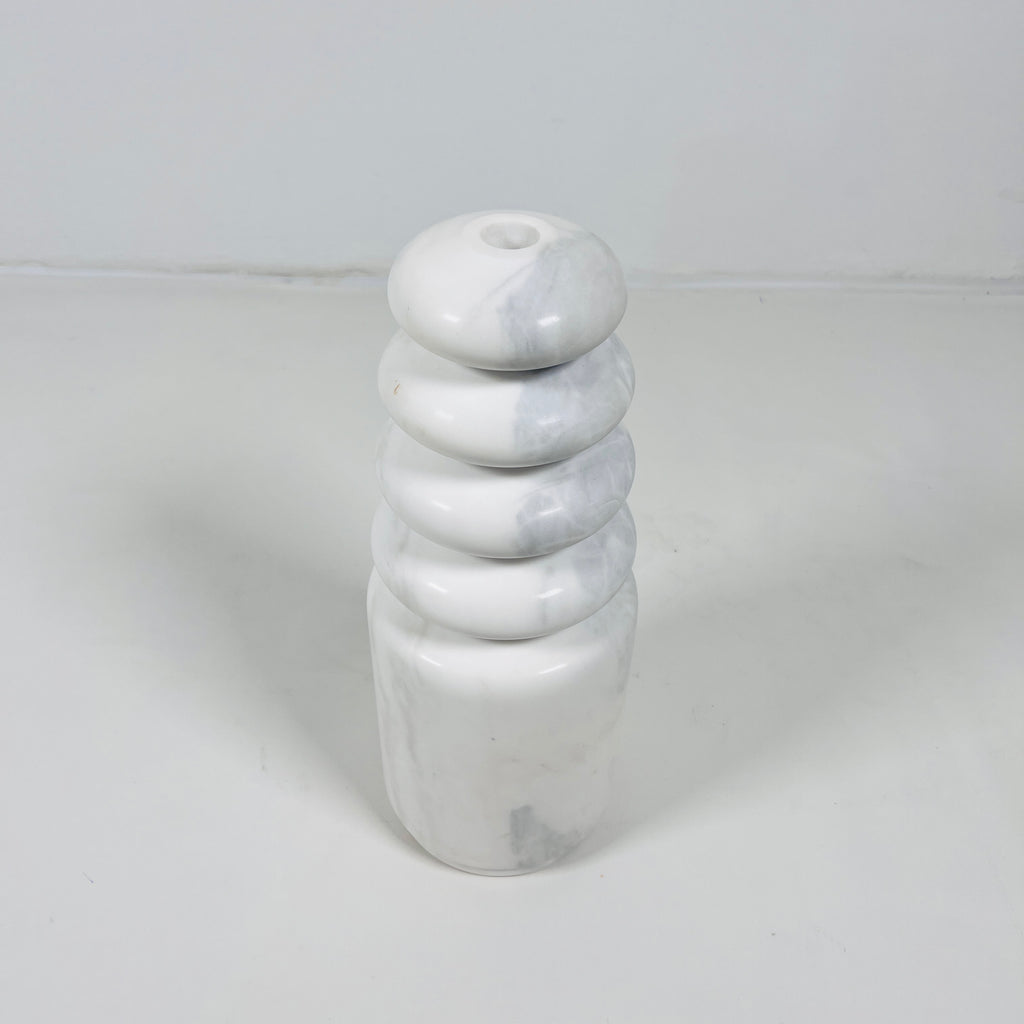 Top Stacked White Candle Stand