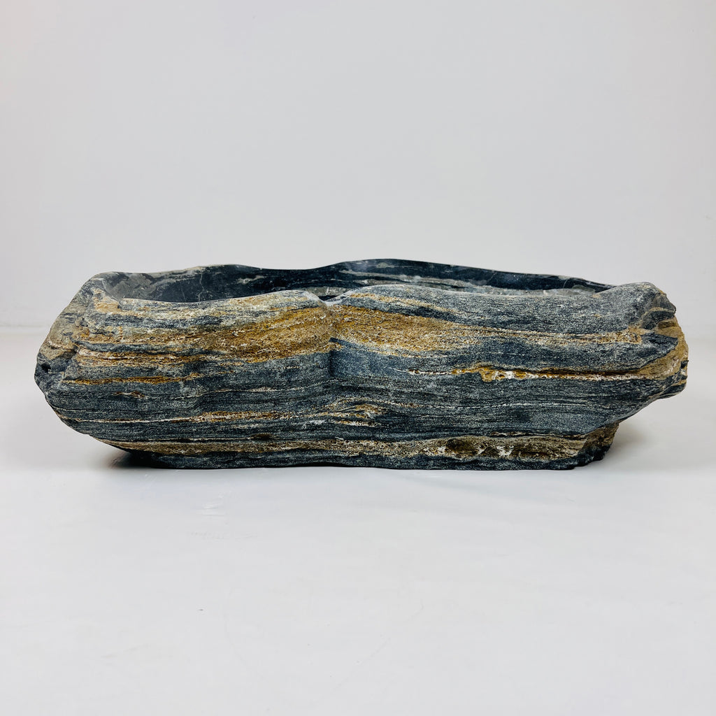 Mustard Brush River Stone Sink