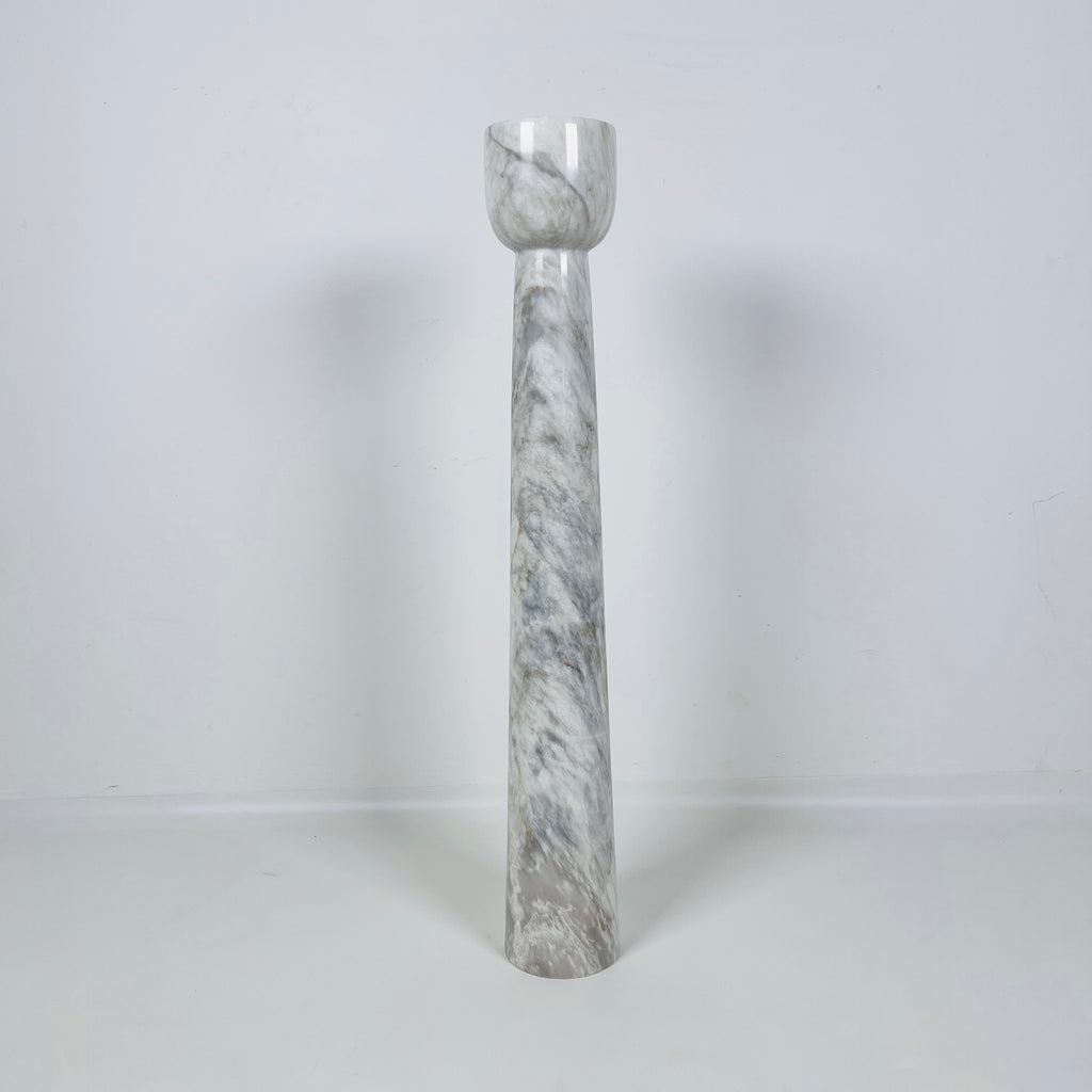 Cup Topped Marble Candle Stand (Large)