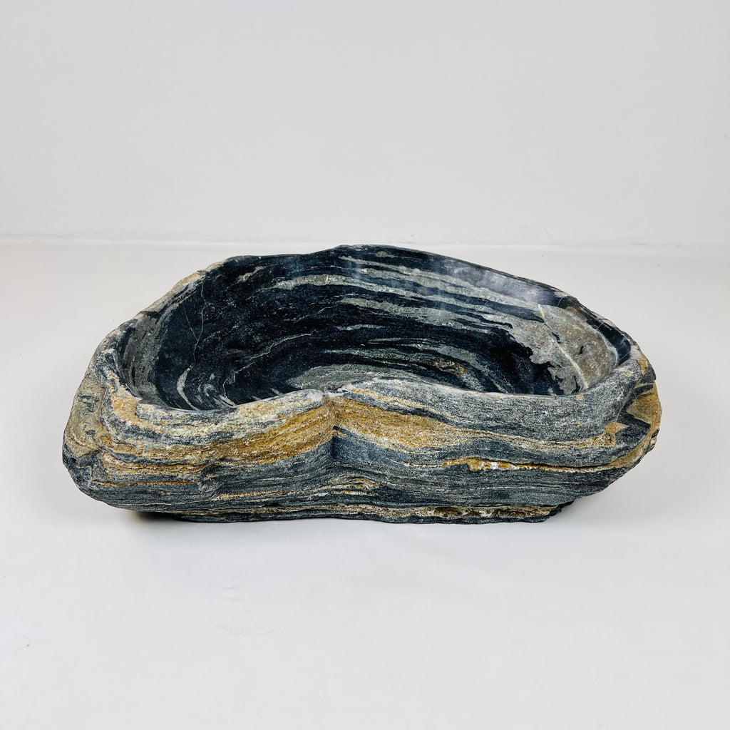 Mustard Brush River Stone Sink