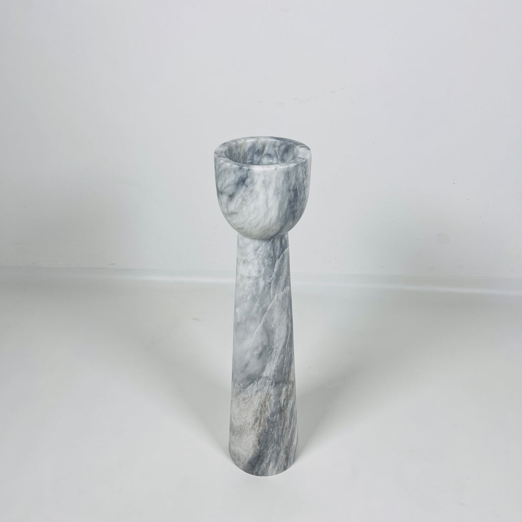 Cup Topped Marble Candle Stand (Small)