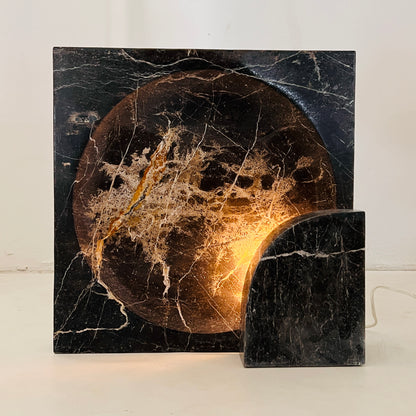 Eclipse Table Lamp - Black & Gold