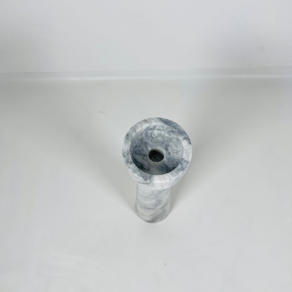 Cup Topped Marble Candle Stand (Small)