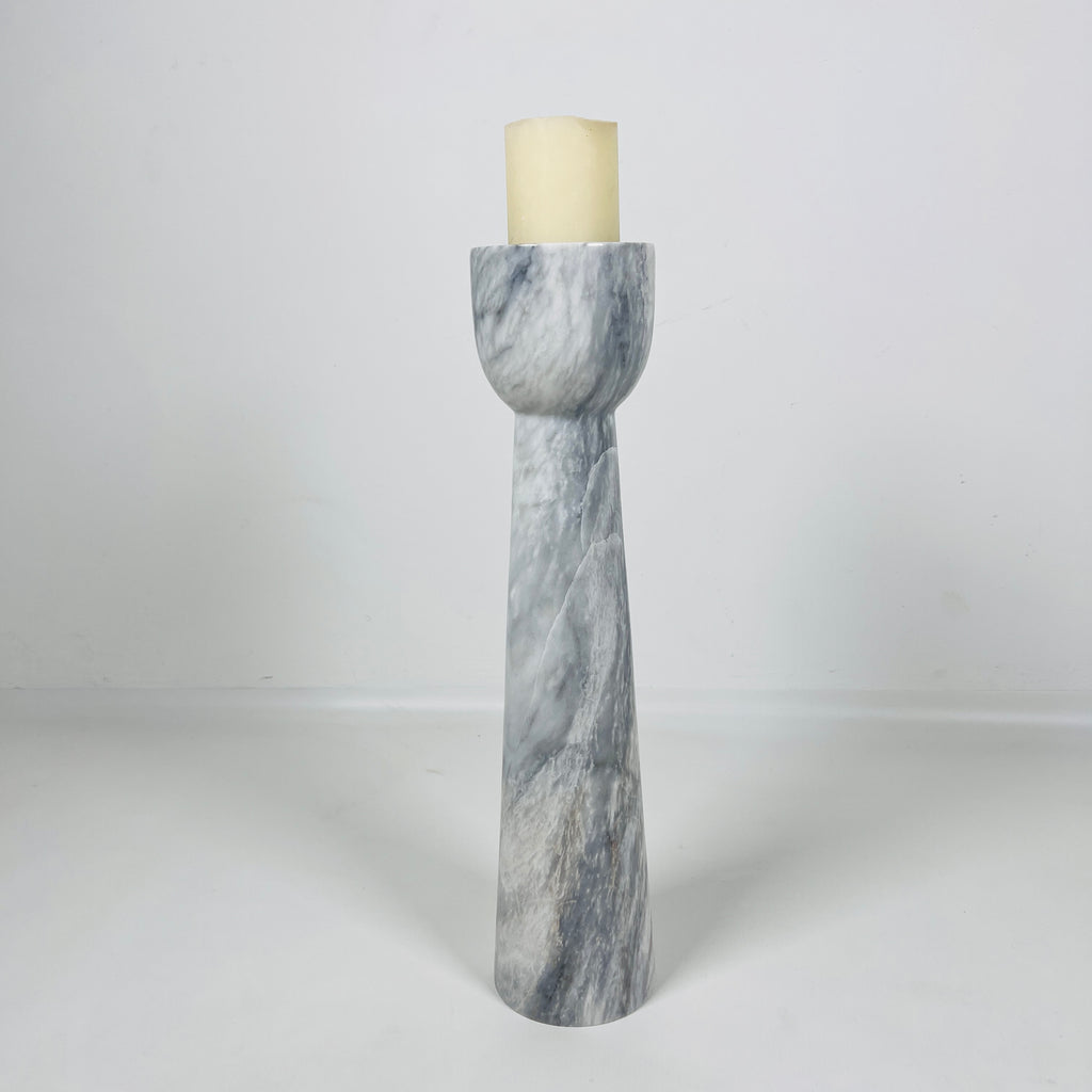 Cup Topped Marble Candle Stand (Small)