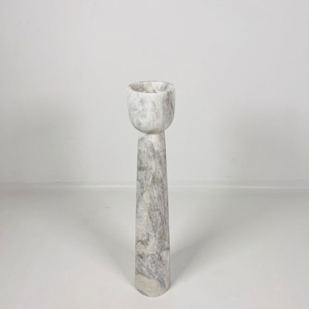 Cup Topped Marble Candle Stand (Medium)