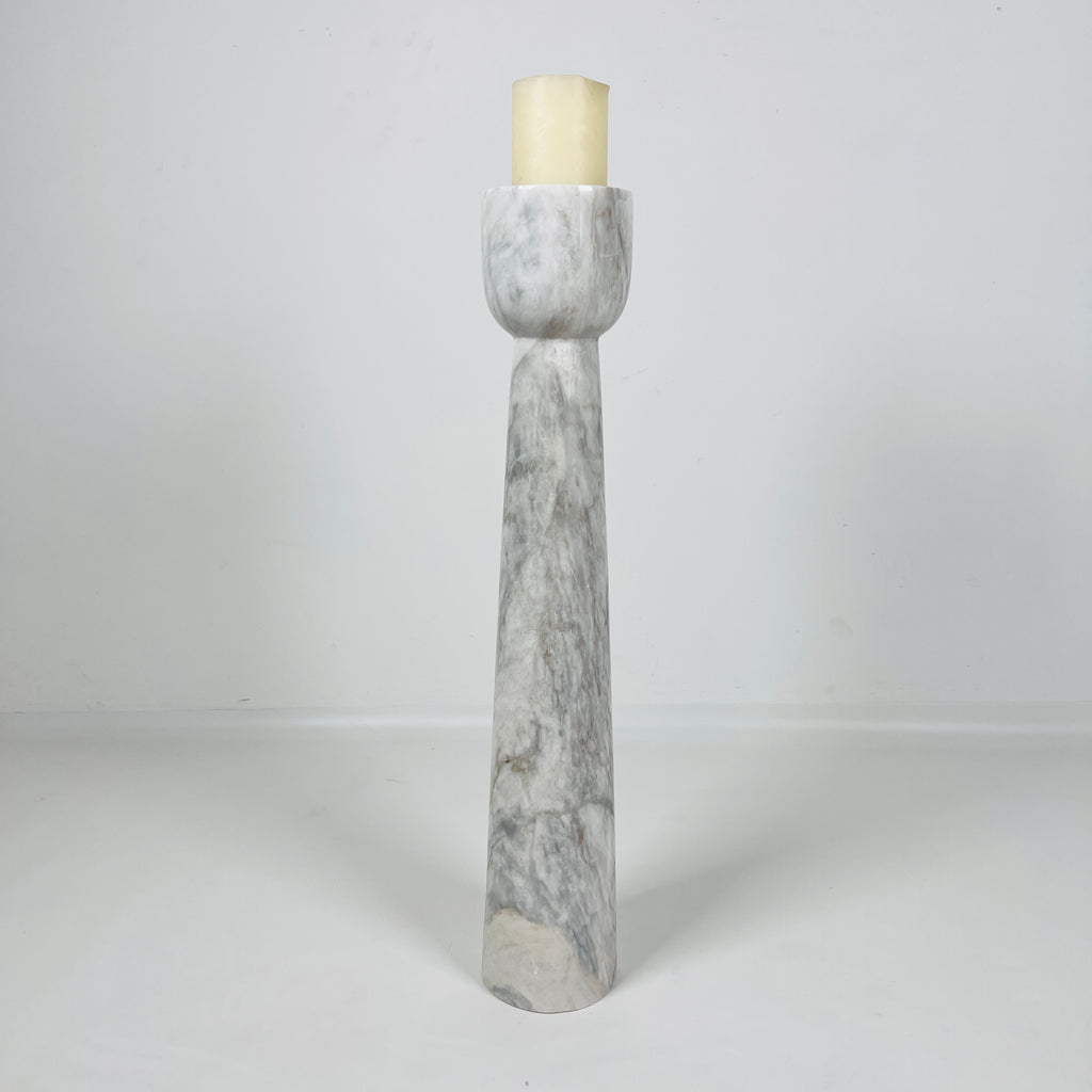 Cup Topped Marble Candle Stand (Medium)