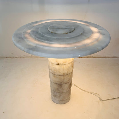 Marked Layers Table Lamp - Cheetah White