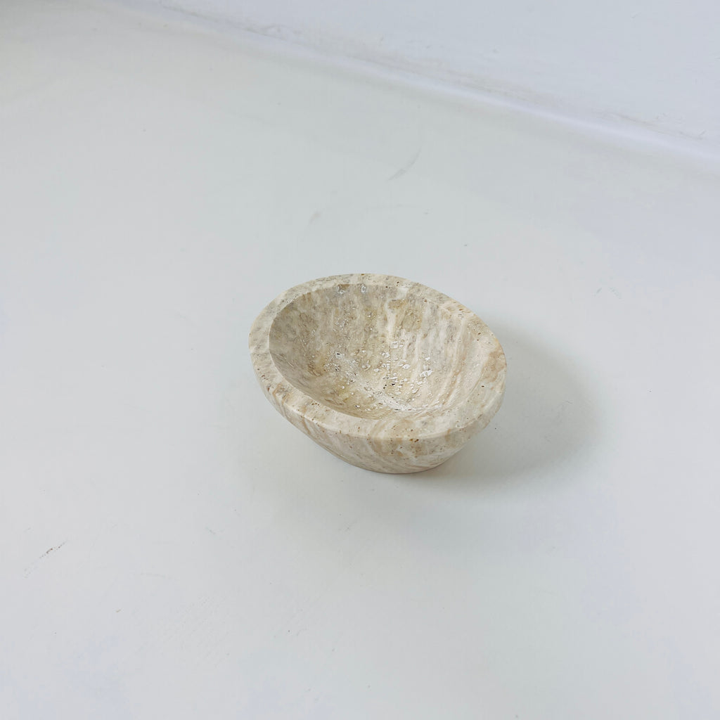 Travertine Lined Soap Dish