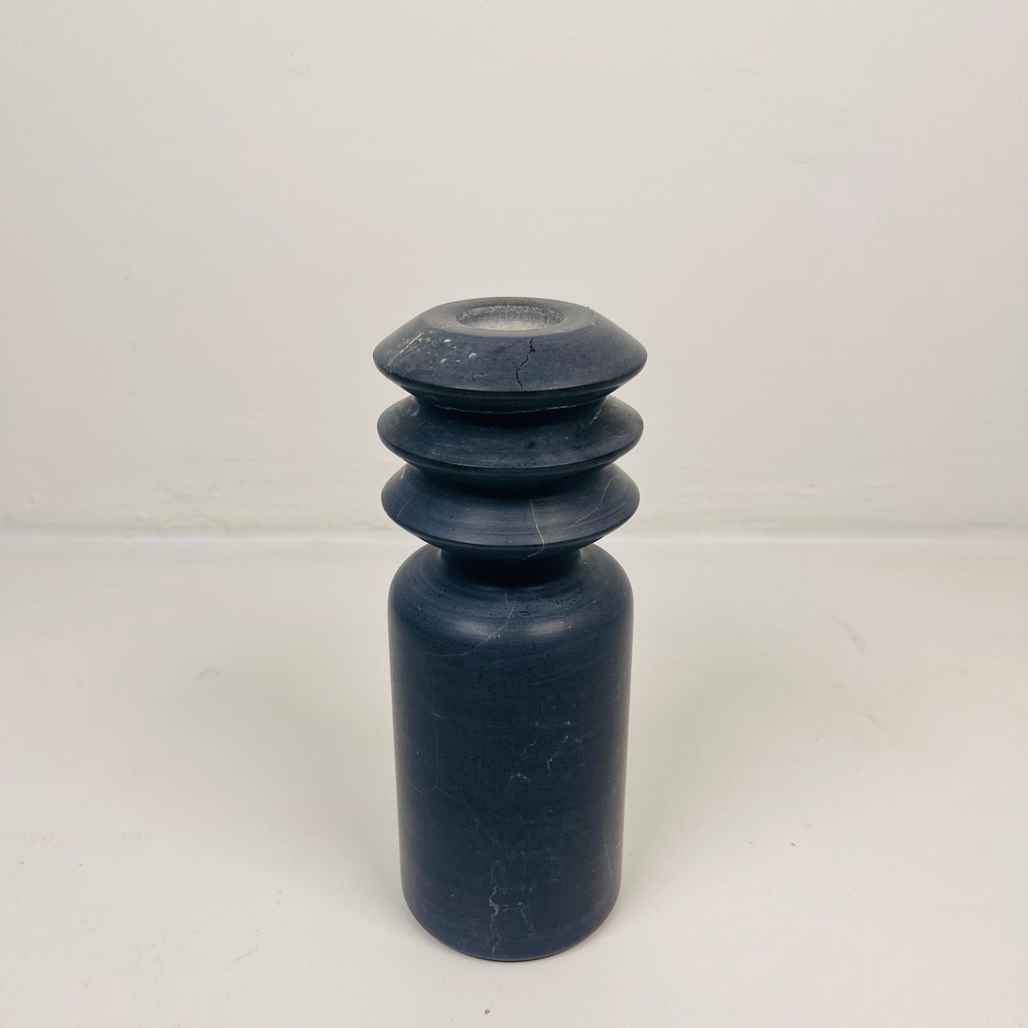 Beaded Candle Stand - Black