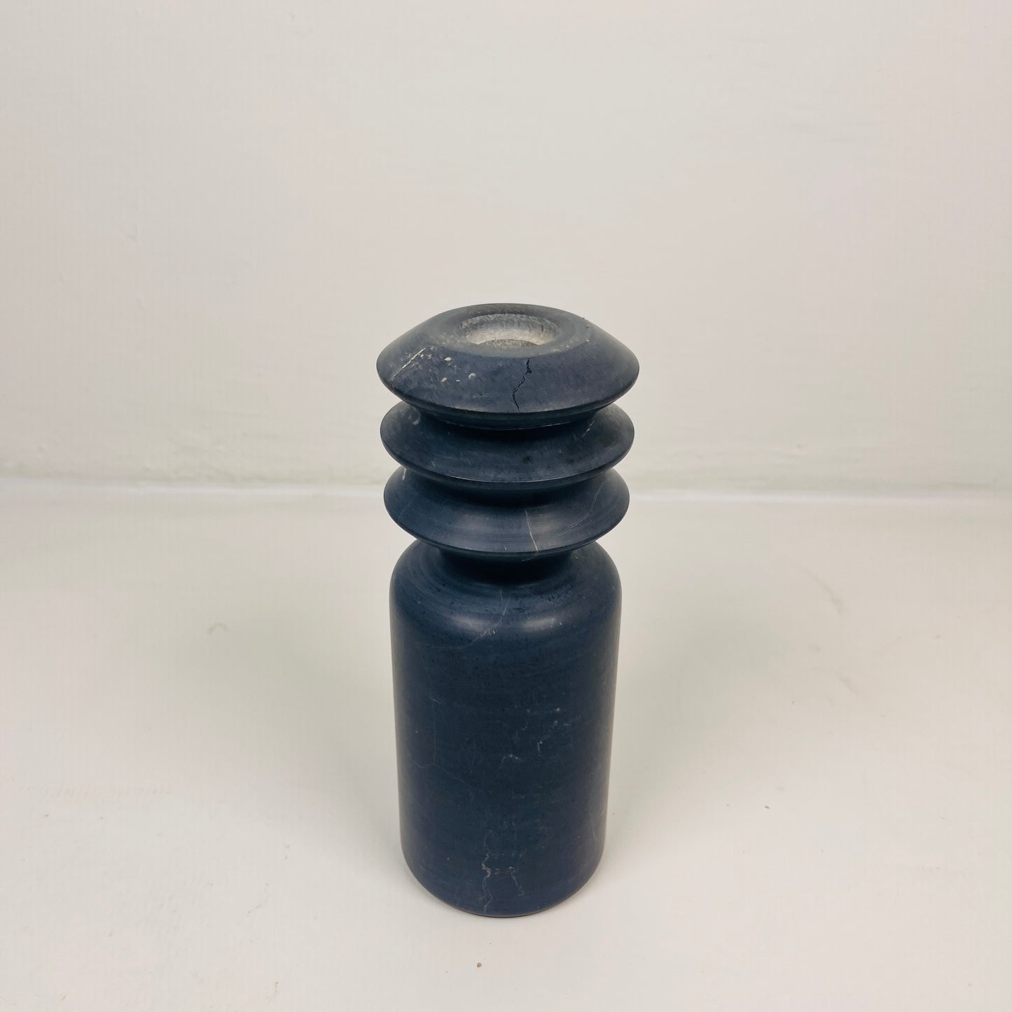 Beaded Candle Stand - Black