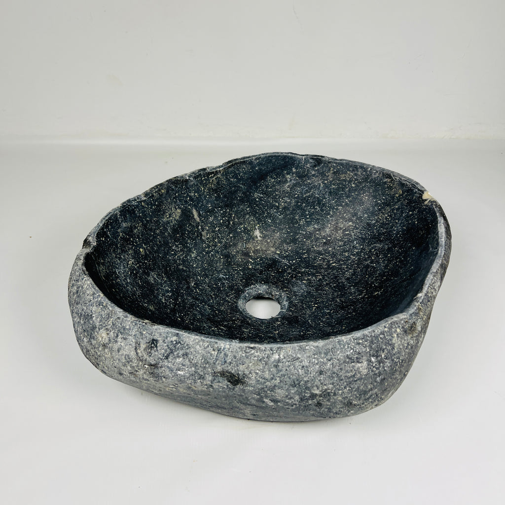 Charcoal Cove River Stone Sink