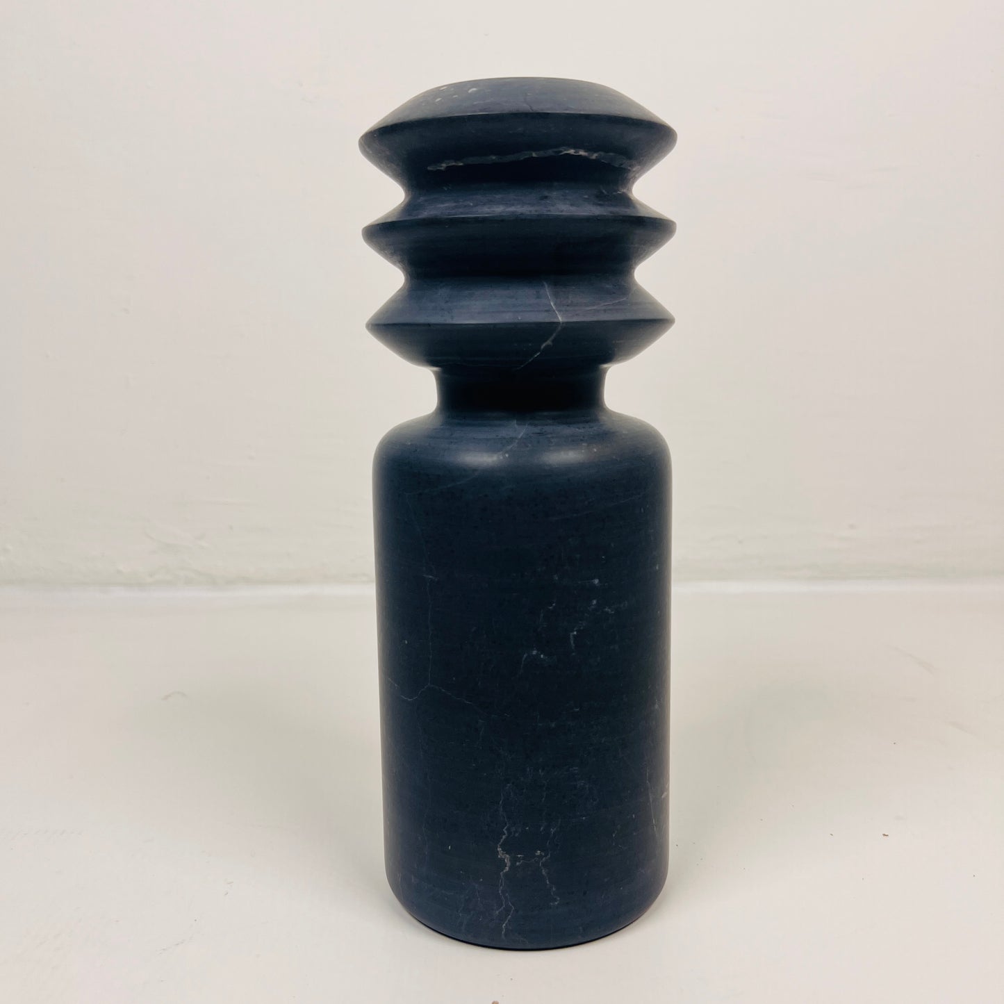 Beaded Candle Stand - Black