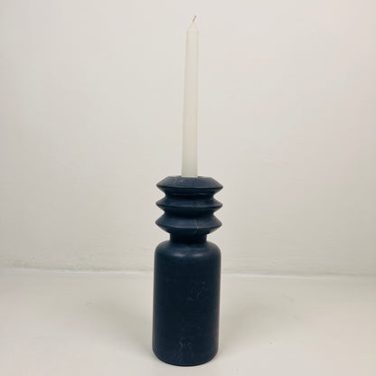 Beaded Candle Stand - Black