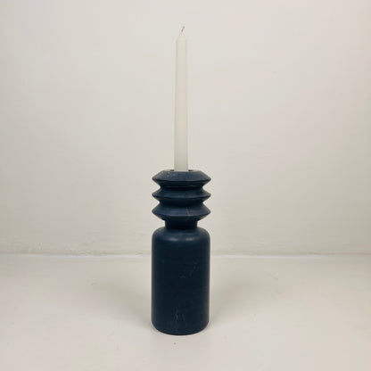 Beaded Candle Stand - Black