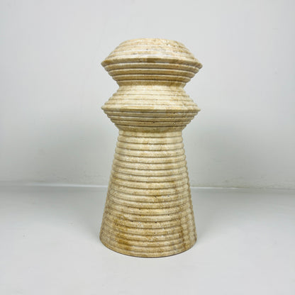 Canyon Vase - Travertine