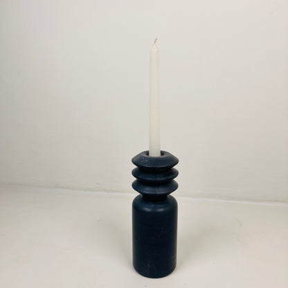 Beaded Candle Stand - Black