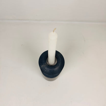 Beaded Candle Stand - Black