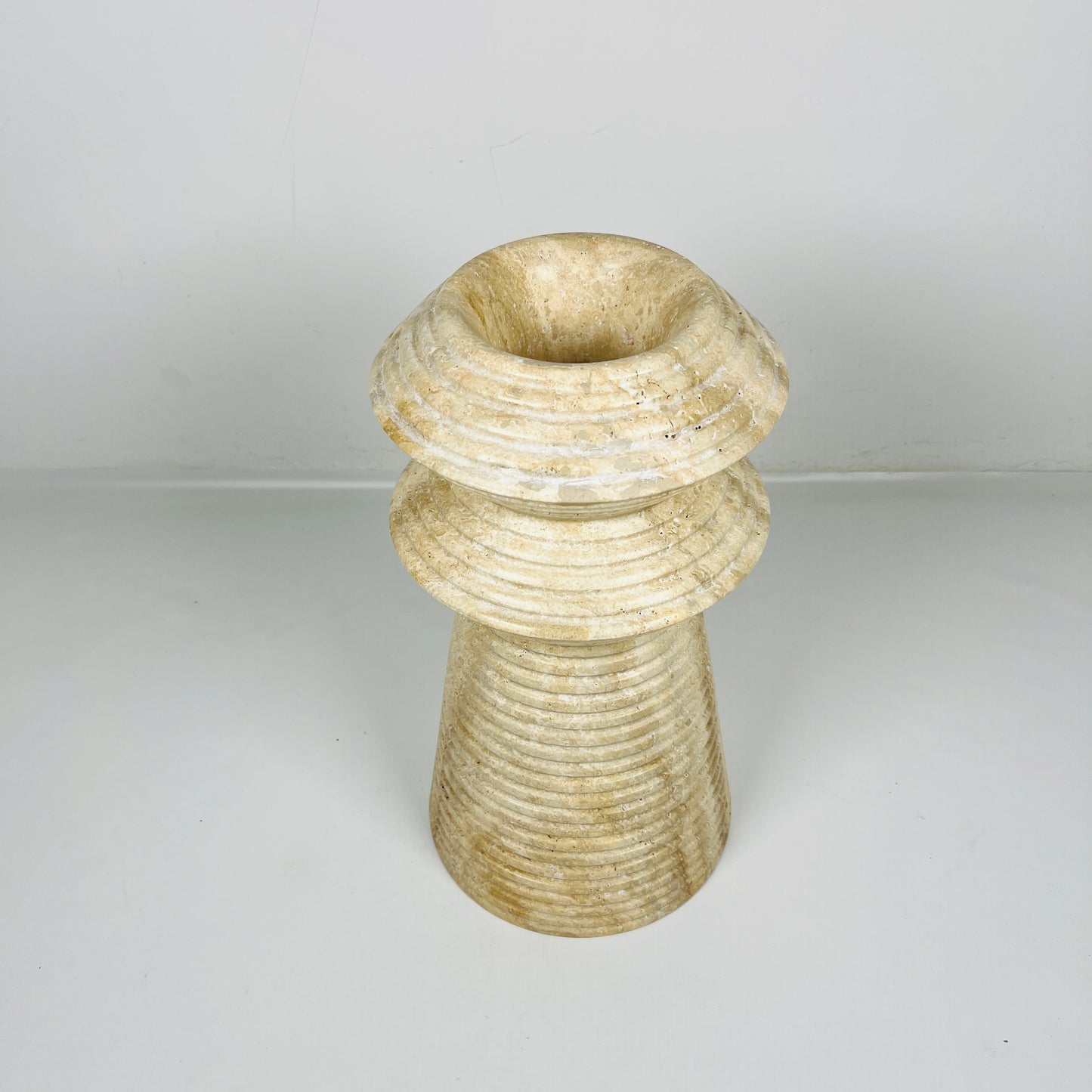 Canyon Vase - Travertine