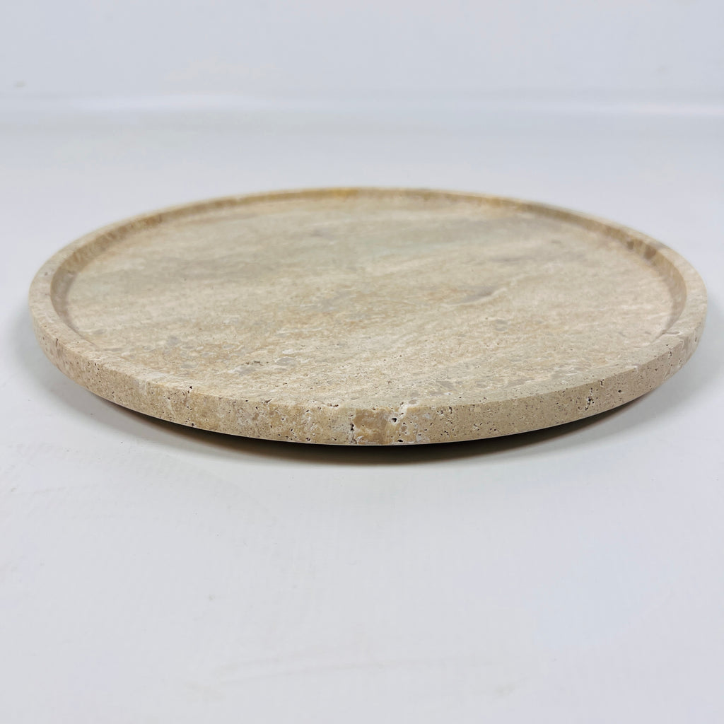 Beige Travertine Plate