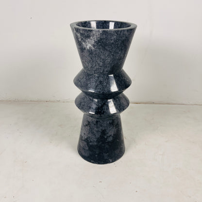 Pristine Vase - Black & Blue