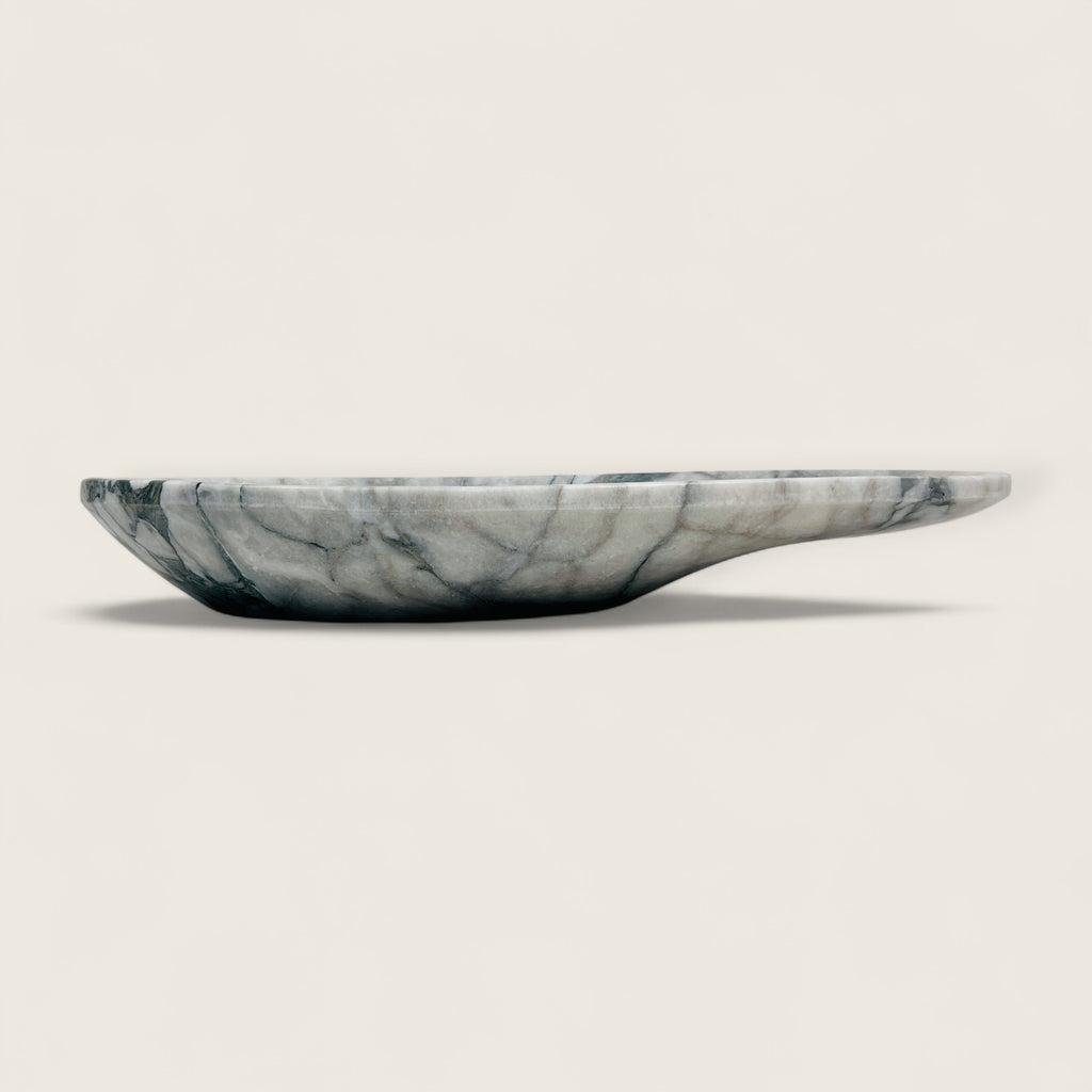 Atoll Grey-Streaked Marble Sink
