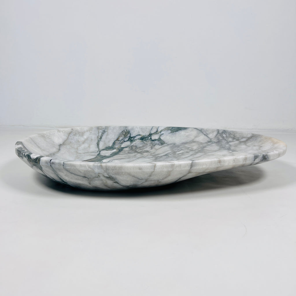 Atoll Grey-Streaked Marble Sink