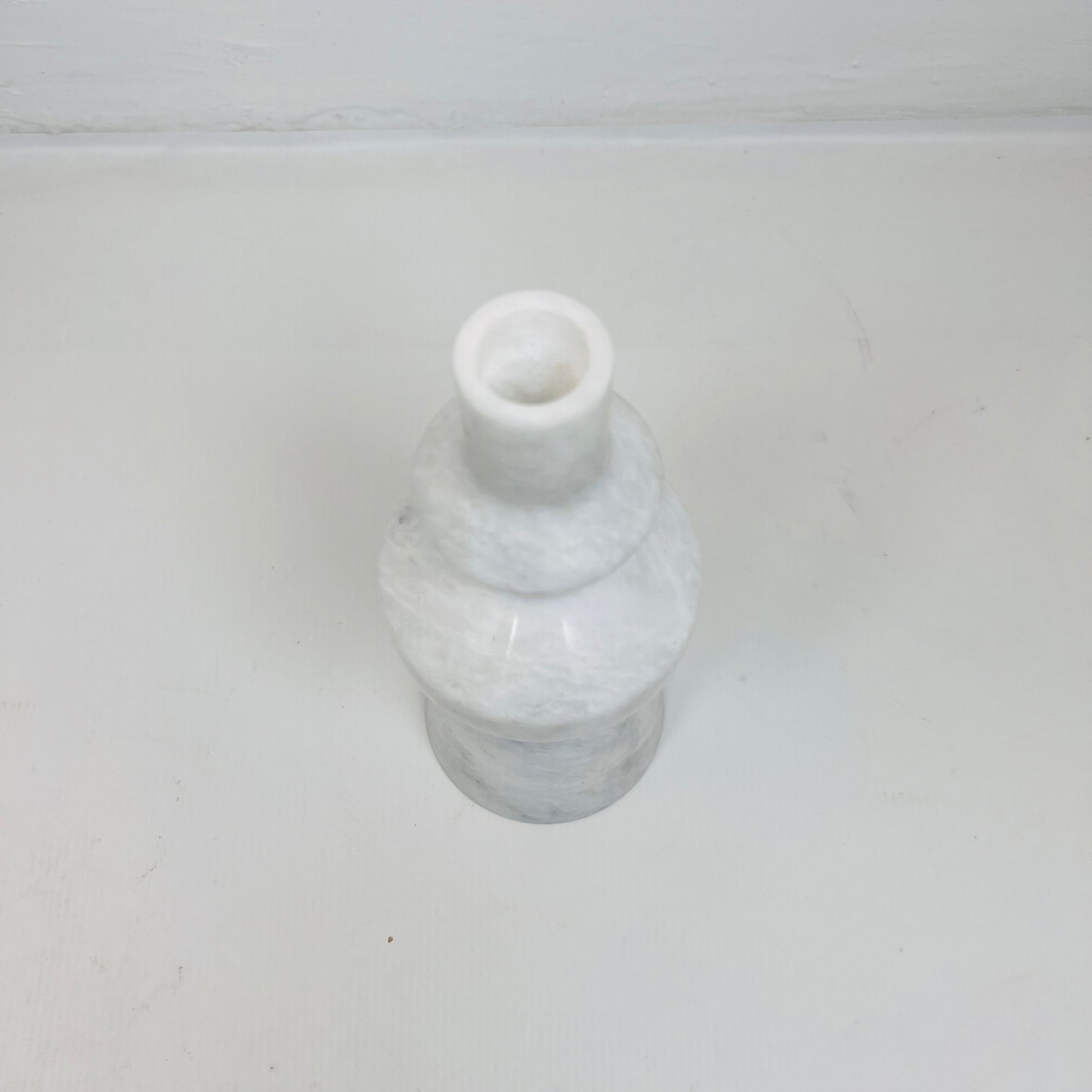 Bulged Ring Candle Stand - Gray