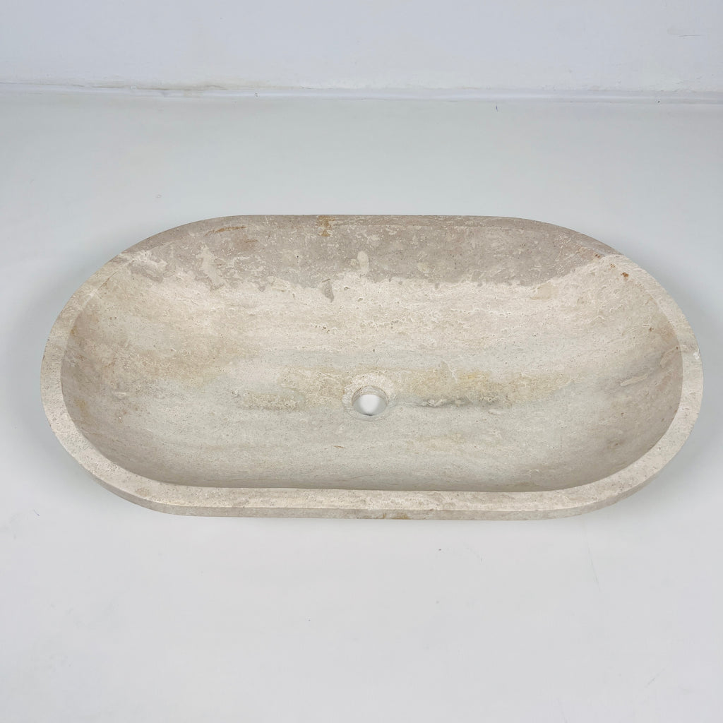 Light Beige Travertine Sink