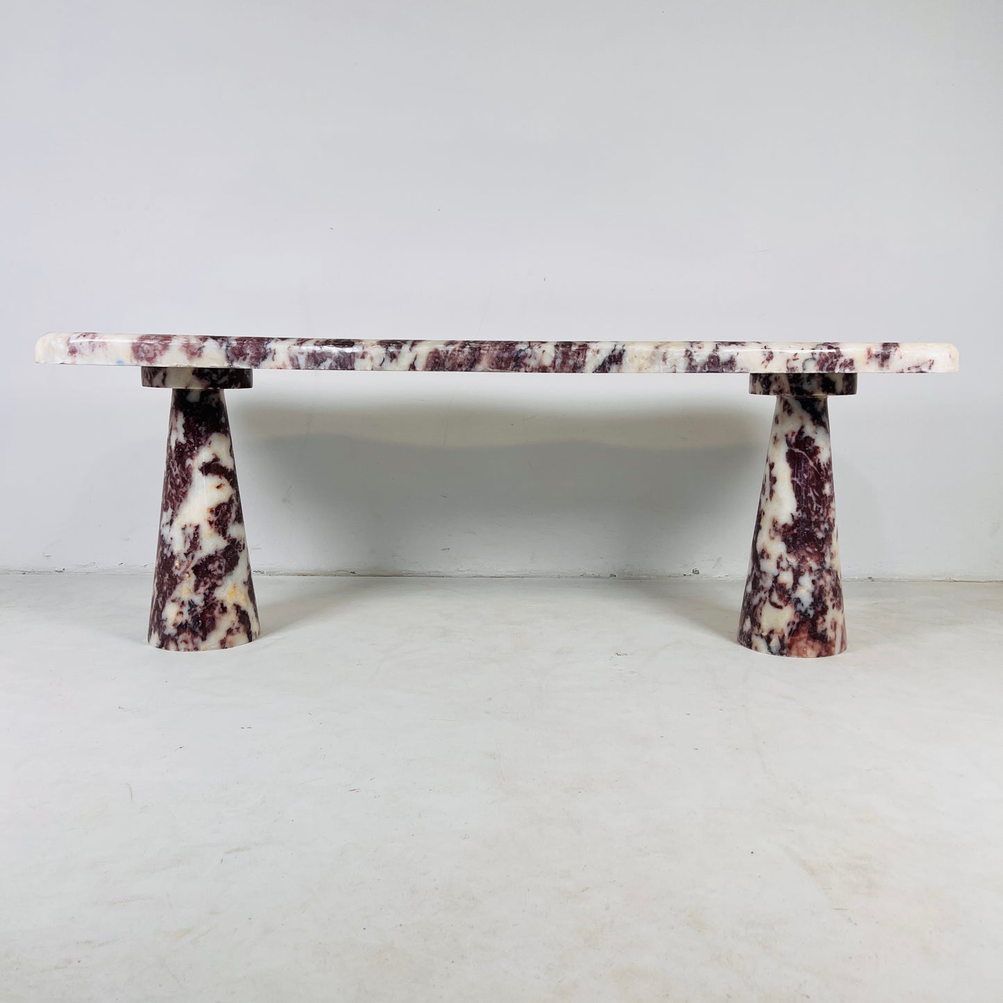 Ruby Stone Bench - Red & White