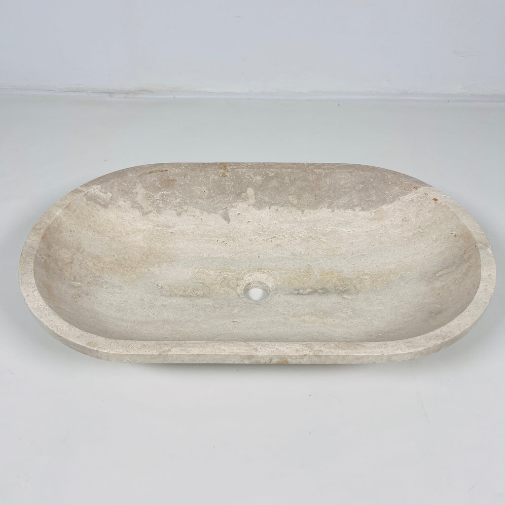 Light Beige Travertine Sink